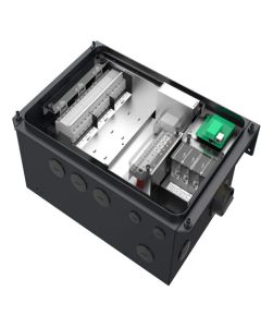 Solectria Wiring Box for PVI 36(V2)/50/60TL Transformerless Inverter, 15 Fused Inputs (5 per Zone), 20A fuses included [MUST ORDER INVERTER TOP BOX], includes PLC transmitter and bleed-down circuit for Module-Level RSD with APsmart receivers